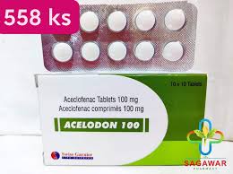 ACELODON 100MG CP B/10 PRIX