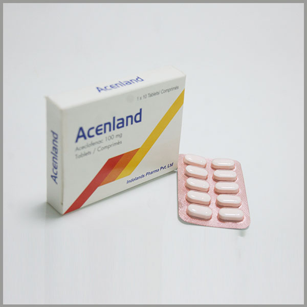 ACENLAND-P 100/500MG CPR B/10 PRIX