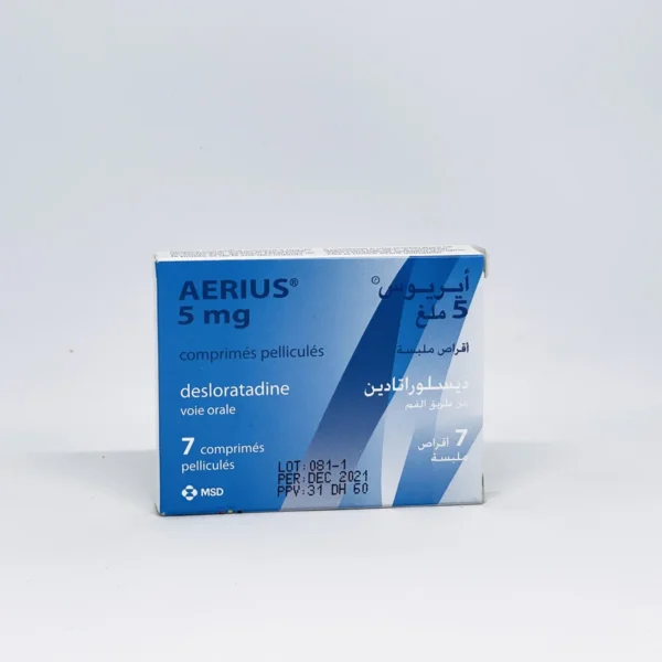 AERIUS 5MG COMP B/7 PRIX