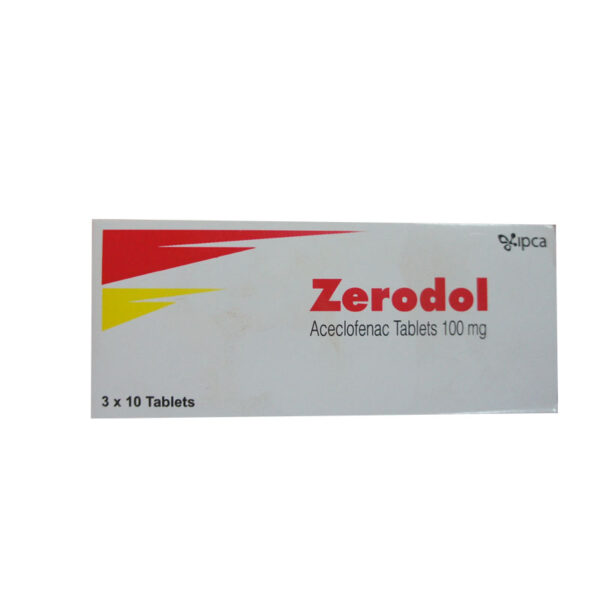ZERODOL 100MG CP 1BL10 PRIX