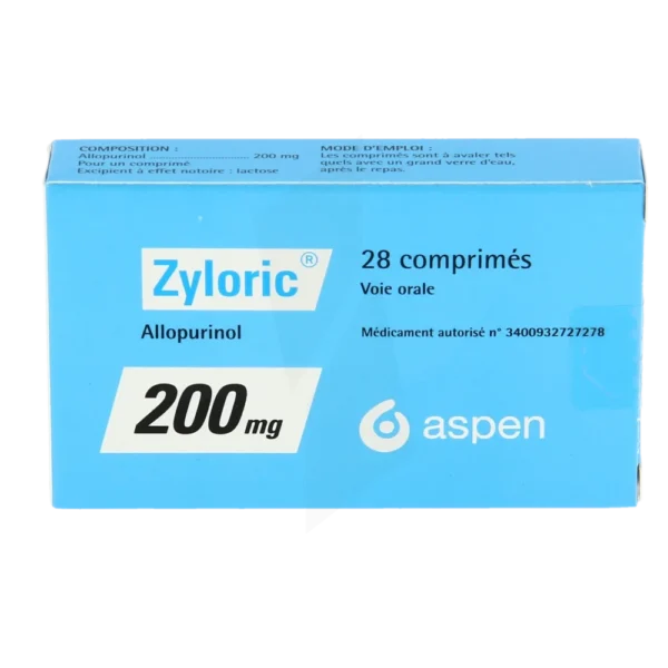 ZYLORIC CPR 200MG BT28 PRIX