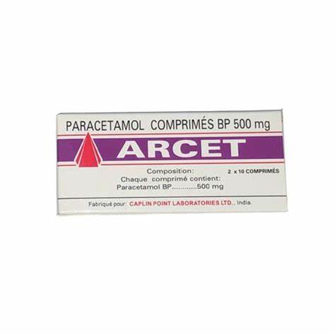Arcet 500Mg Cp B/20 - prix adjamé