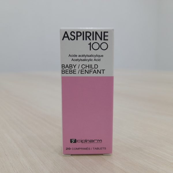 Aspirine Du Rhone Bb/Enf Cpr 100Mg Bt20 Ci