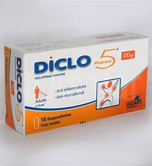 Diclo Pharma 5 100Mg Supp B/10 - prix adjamé