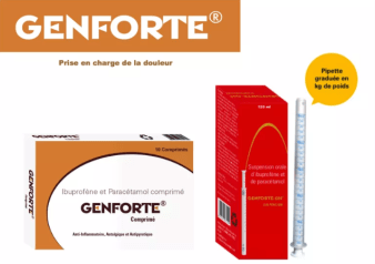 Genforte 400Mg/500Mg Cp B/100 - prix adjamé