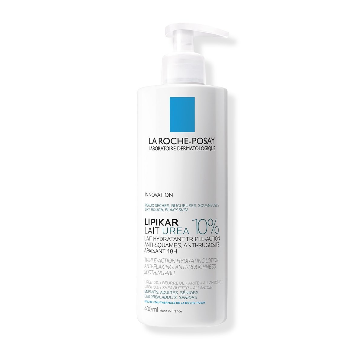 Lipikar Urea 10%Lait 400Ml - prix adjamé