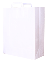 Sac Papier Blanc 19*37 Ruf Sac - prix adjamé