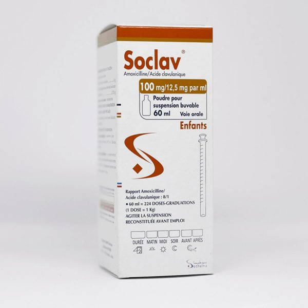 Soclav 100Mg/12.5Mg Pdre Susp Buv/30