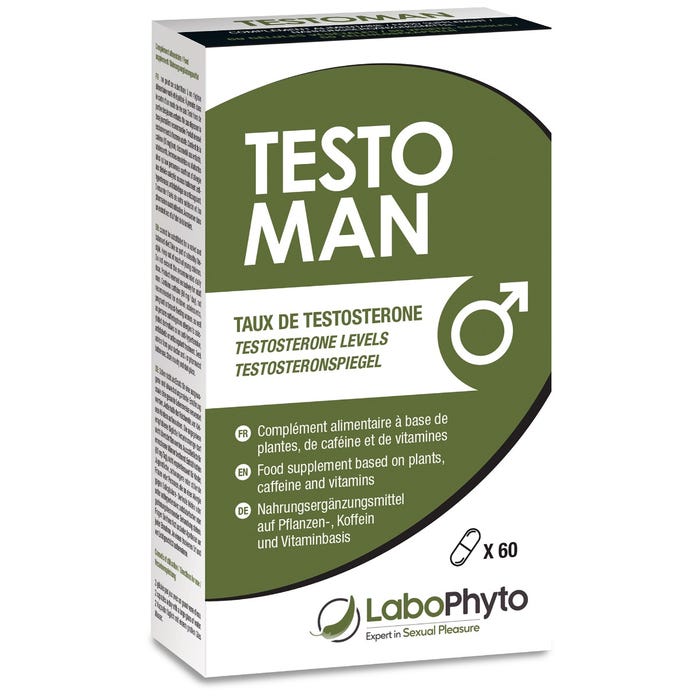 Testoman Taux De Testosterone Gel Veg/60 - prix adjamé