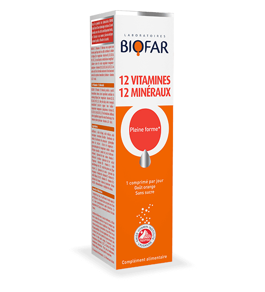 Biofar 12Vit 12Mine Cpr Eff T/20 - prix adjamé