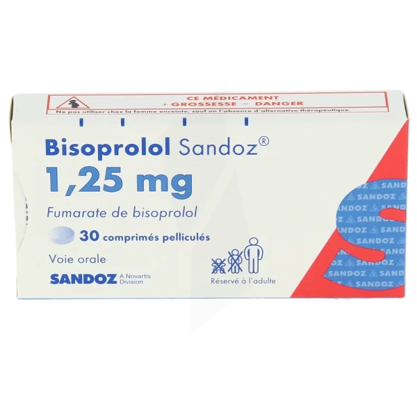 Bisoprolol Sdz 1.25Mg Cp/30