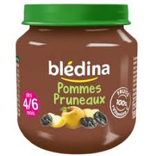 Bledina Pommes Pruneaux 130G - prix adjamé