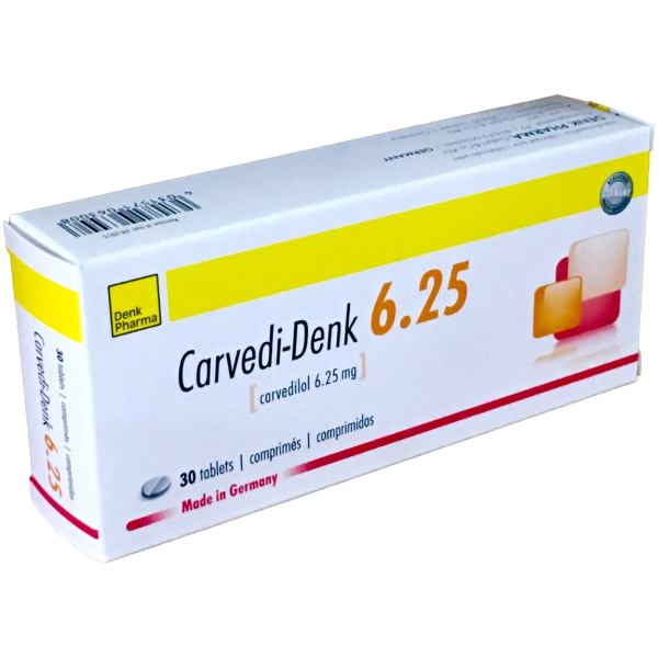 Carvedi Denk 6.25Mg B/30 - prix adjamé