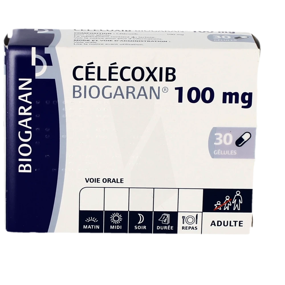 Celecoxib Biog 100Mg Gel B/30 - prix adjamé