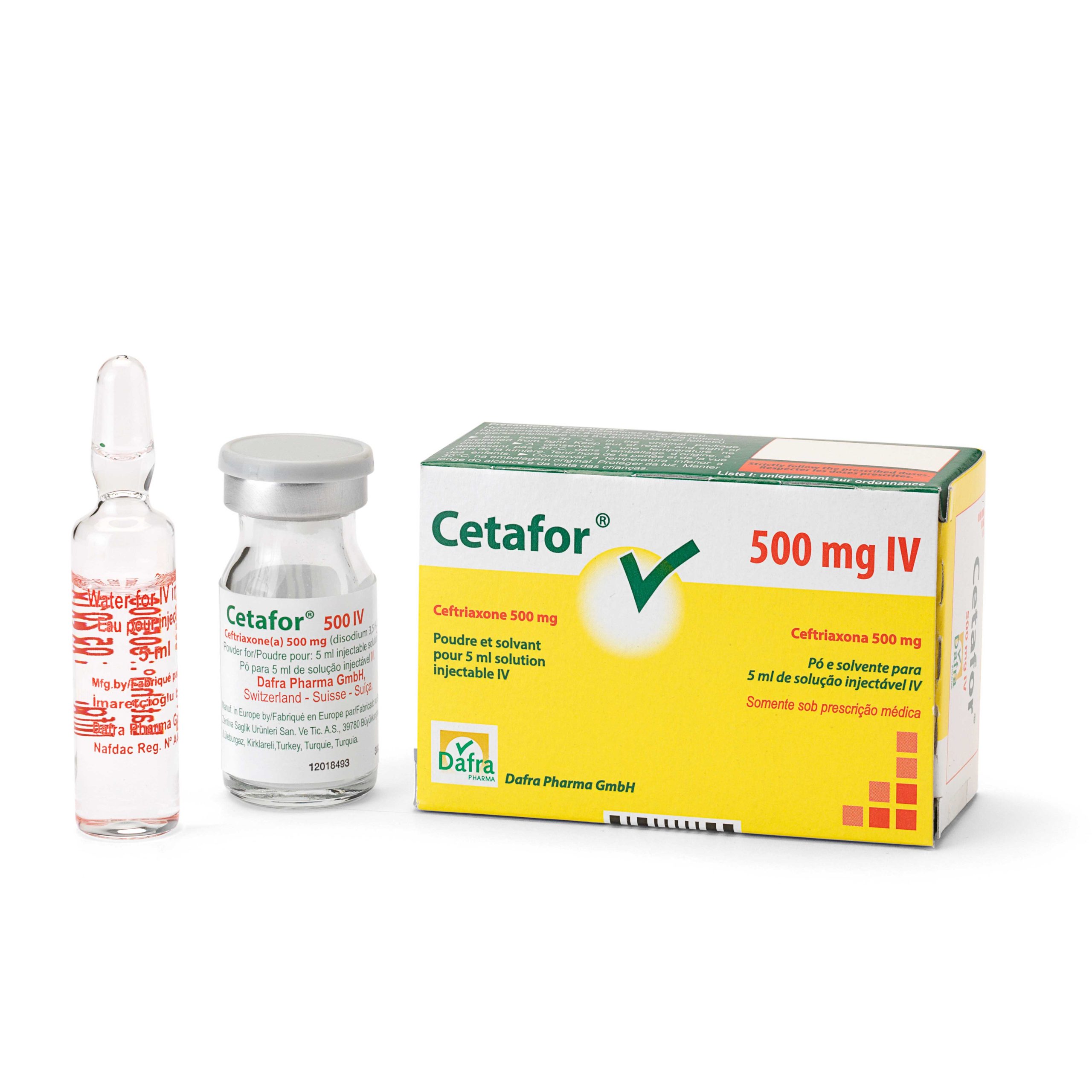 Cetaff 500Mg/50Mg Cpr B/30 (Detail) - prix adjamé