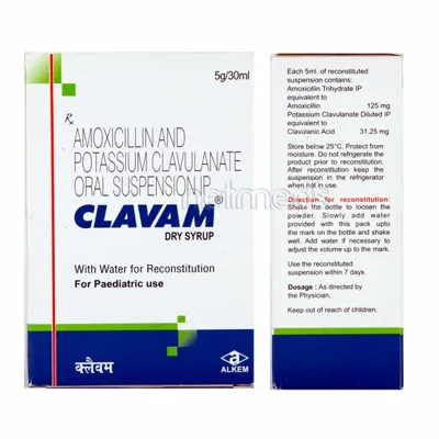 Clavam 1G/125Ml Pdre Sbuv B/16 - prix adjamé