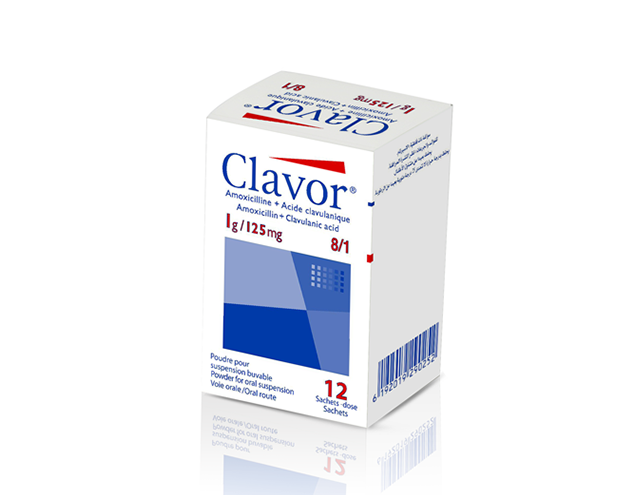 Clavor 1G/125Mg Sachet B/12 - prix adjamé