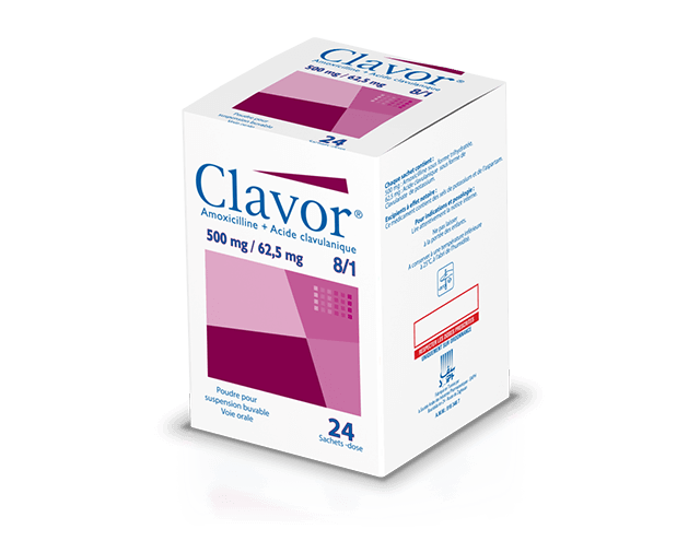 Clavor 500Mg/62.5 Cp B/24 - prix adjamé