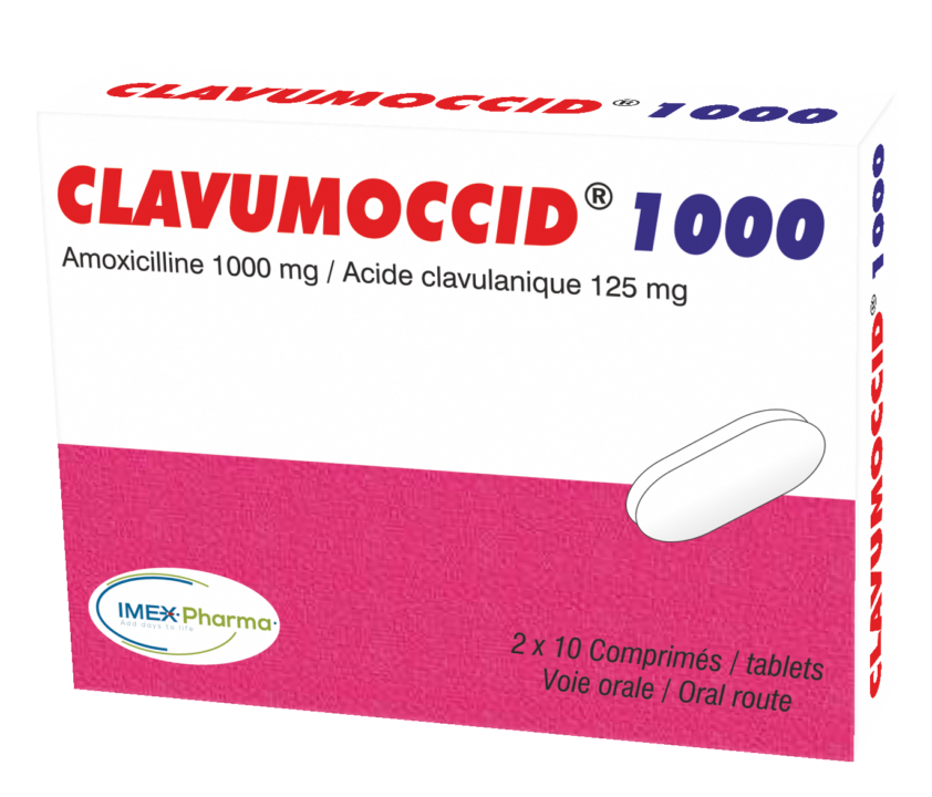 Clavumoccid 1000/125Mg S/10 - prix adjamé