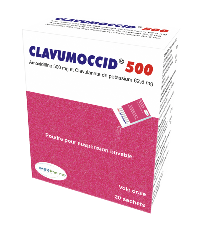 Clavumocid 500/62.5Mg Pdre Buv Sach /20 - prix adjamé