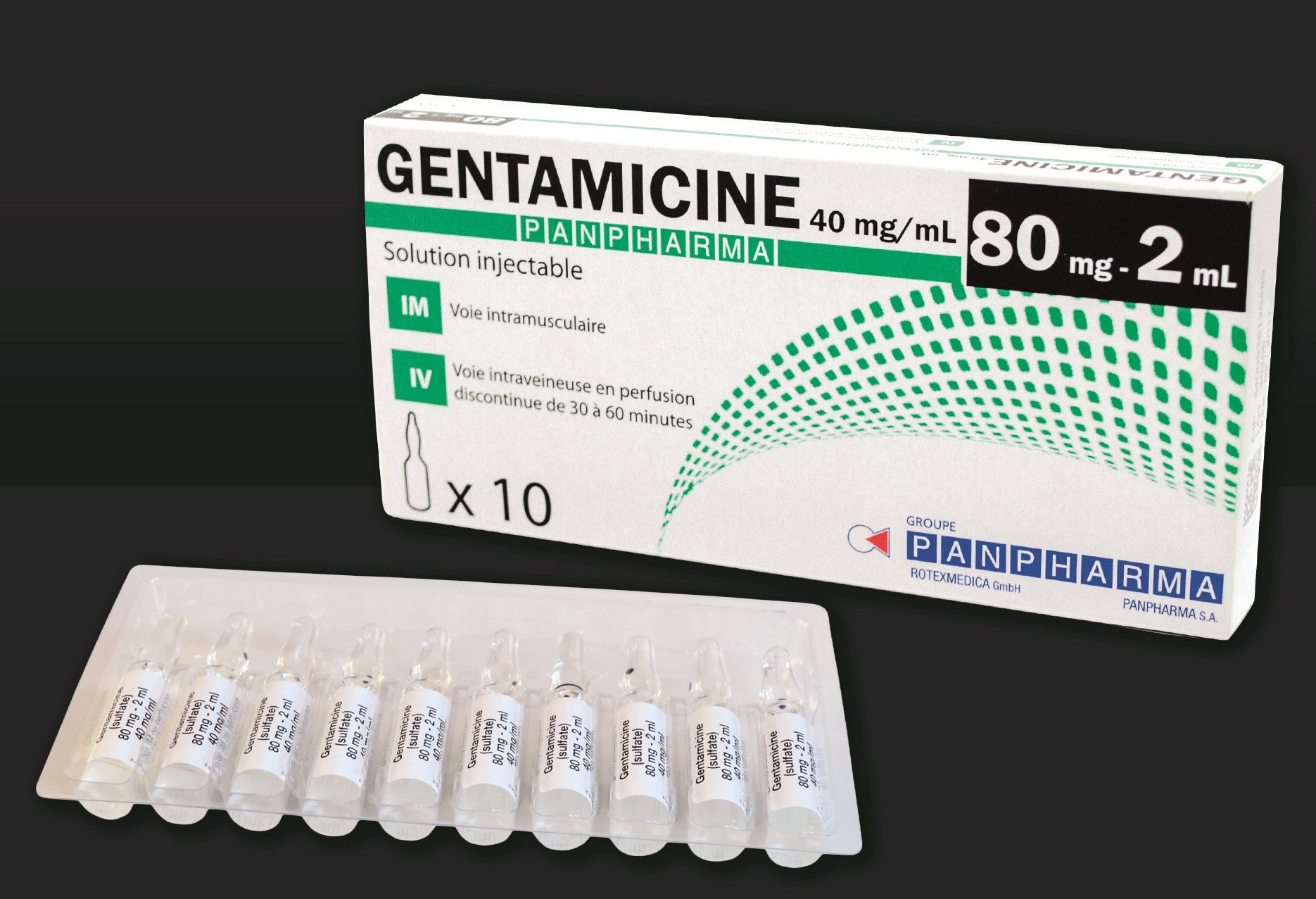 Gentamicine Pan 80Mg Inj B/10 Af - prix adjamé