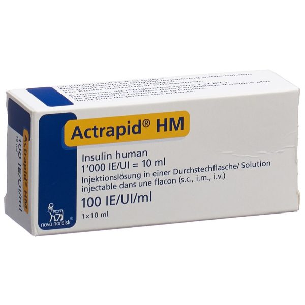 Ins Novo Actrapid Hm 100Ui 10Ml