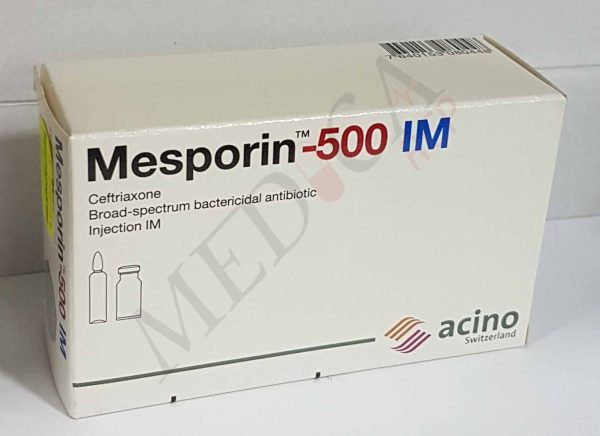 Mesporin 500 Amp Inj Im B/1