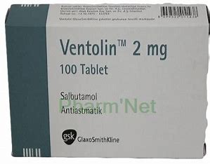Ventoline Cpr 2Mg Bt40 - prix adjamé
