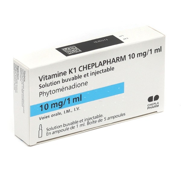 Vit K1 Chepla 10Mg Inj Buv B/5 - prix adjamé