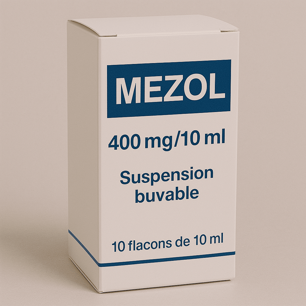 Mezol 400Mg/10Ml Susp Buv F/10 prix