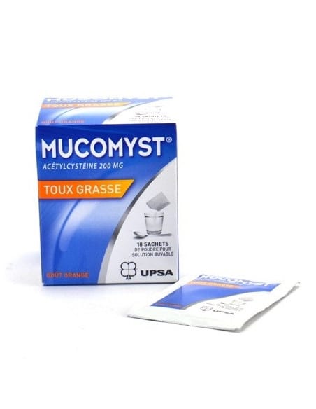 Mucomyst 200 Pdre Sach 2G B/18 prix